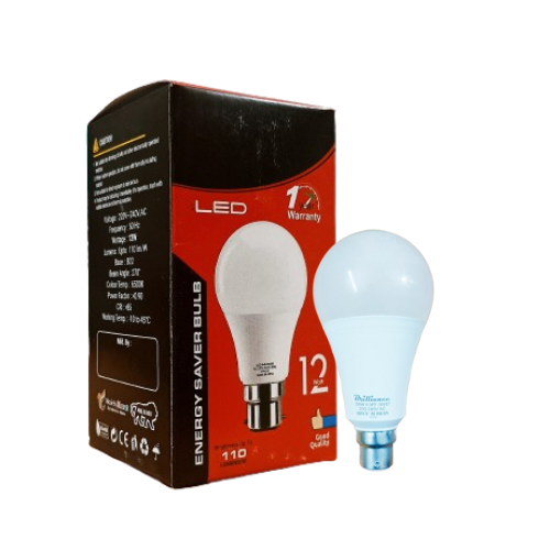 LED Bulb 12W| Cool Day Light (6500K) | Pack of 2