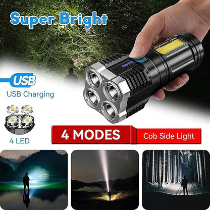 4-in-1 LED™| Rechargeable Torch Light