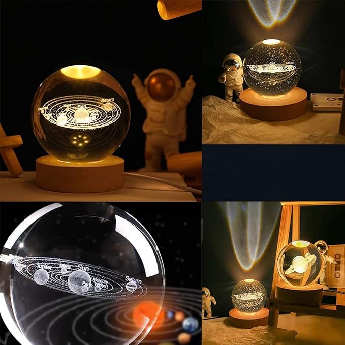 3D Crystal Ball ™| Night Lamp