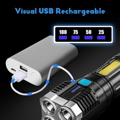 4-in-1 LED™| Rechargeable Torch Light