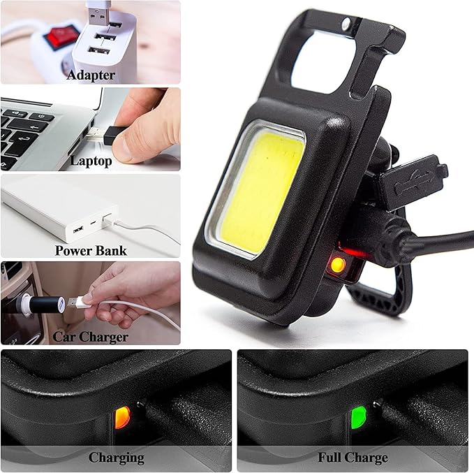 Keychain LED Light™| Rechargeable Emergency Light